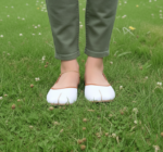 White Leather Khussa