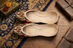 Premium  Pure Leather Hand-Embroidered Khussa for Women - Genuine Leather Jutti - Image 2